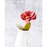 Filz Zinnia Blume Altrosa Blütenblätter Aus Wollfilz Filz Zinnia Blume Altrosa Blütenblätter Aus Wollfilz von TaraTreasuresAU