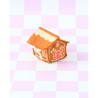 Lebkuchenhaus Aus Filz Mit Rosa Tür Interaktives Weihnachtshaus Spielzeug, Rollenspielhaus Tür Lebkuchenhaus Aus Filz Mit Rosa Tür Interaktives Weihnachtshaus Spielzeug, Rollenspielhaus Tür von TaraTreasuresAU