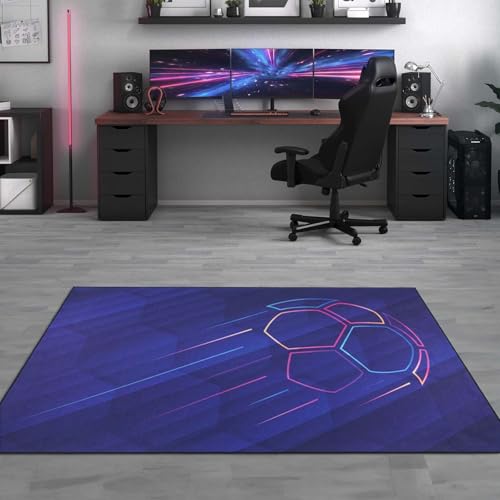 Taracarpet Kinderzimmer Teppich für Kinder, Jungen, Mädchen und Jugendzimmer Fresh Kids Fußball Game 200x280 cm von Taracarpet