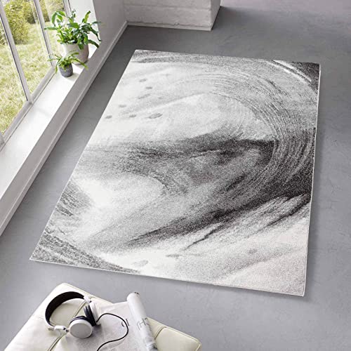Taracarpet Kurzflor Teppich fürs Wohnzimmer Schlafzimmer und das Kinderzimmer Moderner Designerteppich TC-Fashion 6116 Circle grau 200x280 cm Taracarpet Kurzflor Teppich fürs Wohnzimmer Schlafzimmer und das Kinderzimmer Moderner Designerteppich TC-Fashion 6116 Circle grau 200x280 cm von Taracarpet