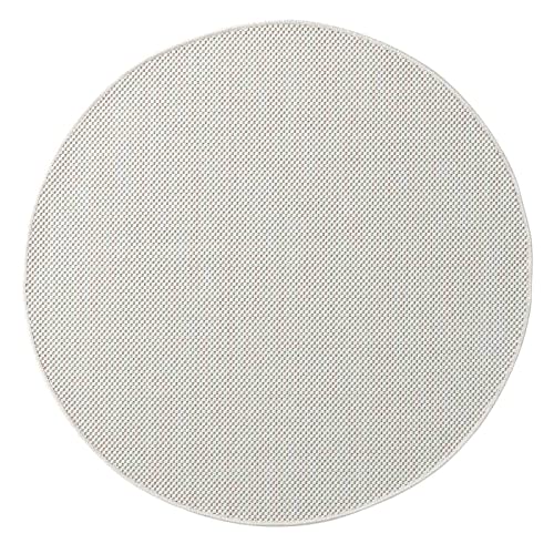 Taracarpet Outdoor Teppich Wetterfest Wohnzimmer Balkon Küchenteppich Flachgewebe Sisaloptik Einfarbig Uni Creme Weiss 120x120 cm rund Taracarpet Outdoor Teppich Wetterfest Wohnzimmer Balkon Küchenteppich Flachgewebe Sisaloptik Einfarbig Uni Creme Weiss 120x120 cm rund von Taracarpet