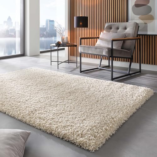 Taracarpet Shaggy Hochflor Langflor Teppich Twilight Luxus Qualität aus Belgien geeignet fürs Wohnzimmer Schlafzimmer und Kinderzimmer 6926 Weiss 080x150 cm Taracarpet Shaggy Hochflor Langflor Teppich Twilight Luxus Qualität aus Belgien geeignet fürs Wohnzimmer Schlafzimmer und Kinderzimmer 6926 Weiss 080x150 cm von Taracarpet