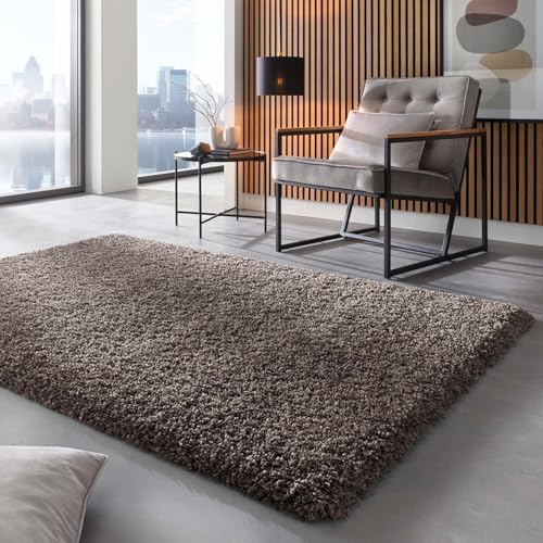 Taracarpet Shaggy Hochflor Langflor Teppich Twilight Luxus Qualität aus Belgien geeignet fürs Wohnzimmer Schlafzimmer und Kinderzimmer 7733 anthrazit 200x200 cm Taracarpet Shaggy Hochflor Langflor Teppich Twilight Luxus Qualität aus Belgien geeignet fürs Wohnzimmer Schlafzimmer und Kinderzimmer 7733 anthrazit 200x200 cm von Taracarpet