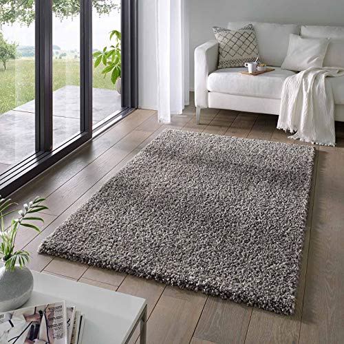 Taracarpet Shaggy Teppich Wohnzimmer Venezia Hochflor Langflor Teppiche modern Anthrazit 060x090 cm Taracarpet Shaggy Teppich Wohnzimmer Venezia Hochflor Langflor Teppiche modern Anthrazit 060x090 cm von Taracarpet