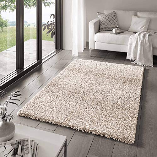 Taracarpet Shaggy Teppich Wohnzimmer Venezia Hochflor Langflor Teppiche modern Creme 080x250 cm Taracarpet Shaggy Teppich Wohnzimmer Venezia Hochflor Langflor Teppiche modern Creme 080x250 cm von Taracarpet