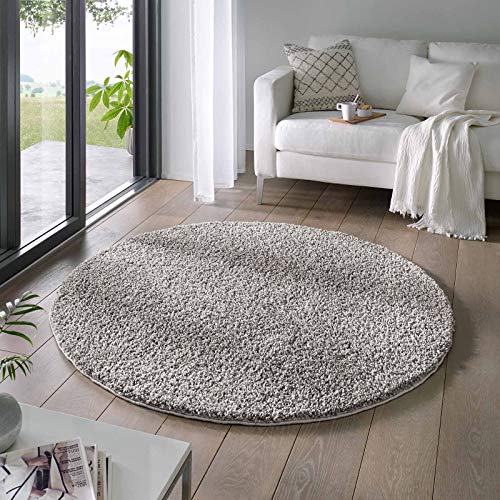Taracarpet Shaggy Teppich Wohnzimmer Venezia Hochflor Langflor Teppiche modern Grau 200 cm rund Taracarpet Shaggy Teppich Wohnzimmer Venezia Hochflor Langflor Teppiche modern Grau 200 cm rund von Taracarpet