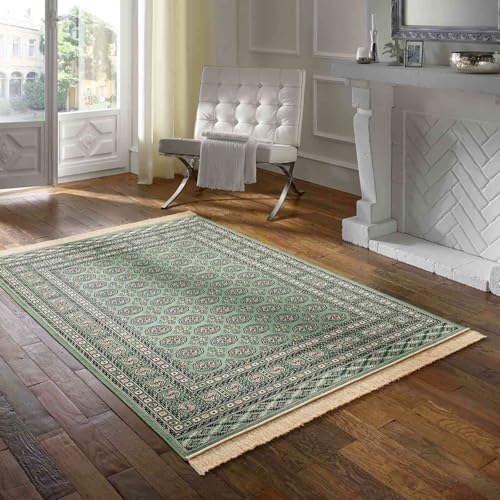 Taracarpet Teppich Palazzo Royal Vintage Bouchara grün 095x140 cm Kurzflor Orientteppich für Wohnzimmer Esszimmer und Schlafzimmer Taracarpet Teppich Palazzo Royal Vintage Bouchara grün 095x140 cm Kurzflor Orientteppich für Wohnzimmer Esszimmer und Schlafzimmer von Taracarpet