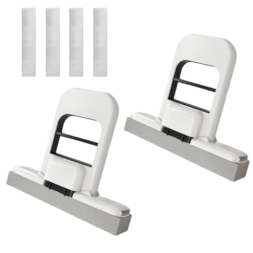 2 Stück Mini Mop, 2025 Selbstdrückendes Schwamm Mopp, mini Foldable Wischmopp, Schwammwischer für Die Nass und Trockenanwendung auf Küchenarbeitsplatten, Glas, Badezimmer Autoinnenraum (A) von Tarange