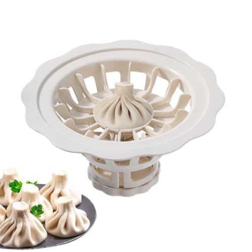 Tarange Baozi Maker | Brötchen Form, Dumpling Maker - Baozi Form, Gedämpfte Gefüllte Brötchen-Herstellungsform, Blumenförmige Runde Knödel Machine für Anfänger in der Küche zu Hause von Tarange