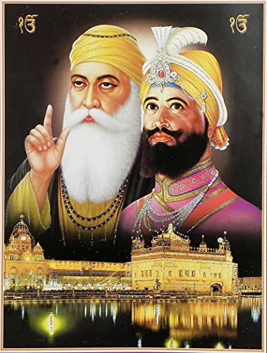 Target Store Guru Nanak Dev Ji Guru Govind Singh Ji, gerolltes Poster, 30,5 x 45,7 cm von Targets