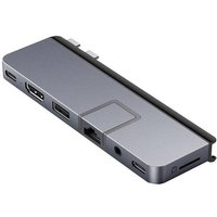 HYPER HyperDrive DUO Pro HD575-GRY-GL USB-C® Dockingstation Passend für Marke: Universal MacBook i von HYPER
