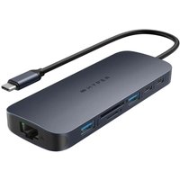 Hyper® HyperDrive EcoSmart™ Gen.2 Dual HDMI USB-C® 11-in-1 Hub w 140 W PD3.1 Pass-Thru - For MST enabled devices von Hyper