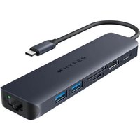 Hyper® HyperDrive EcoSmart™ Gen.2 Universal USB-C® 7-in-1 Hub w 100 W PD Power Pass-thru von Hyper