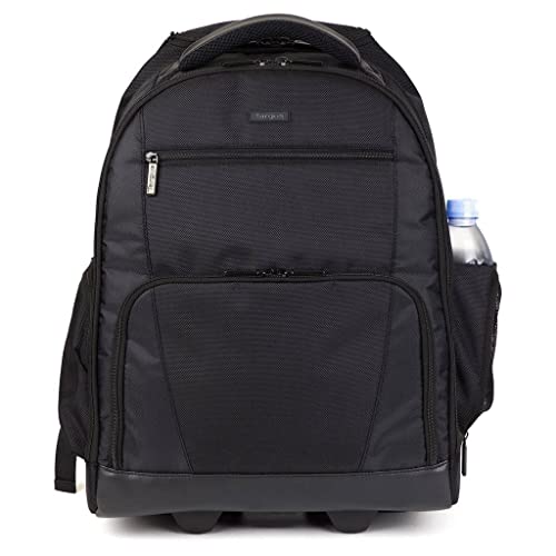 Targus TSB700EU Sport 15-15,6" Notebook-Rucksack mit Rollen Schwarz, Lässt sich in einen Rollkoffer umwandeln, leichtgängige Rollen und Teleskop-Trolleygriff von Targus