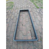 Pro Bein Ein Trapezförmiges Flaches Metall-Tischbein Mit Bienenwachsbeschichtung | Optional von TarheelCustomWood