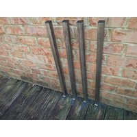 Raw 41 Inch Gerade Metallbein - Bienenwachsbeschichtung Optional Pro Bein von TarheelCustomWood