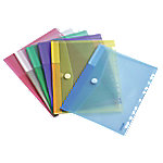 Djois Color Collection Dokumentenmappen DIN A4 Farbig sortiert Polypropylen 12 Stück von Djois