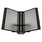 Djois Tarifold VEO Sichttafelsystem DIN A4 Schwarz, Silber 480 x 370 mm von Djois