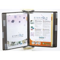 tarifold Wand-Sichttafelsystem Wandsichttafelsystem A4 DIN A4 Schwarz von Tarifold