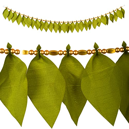 Toran Bandanwaar Cloth Leaf Wall Door Hanging for Home Temple Festival Wedding Function Party Decoration Décor and Gifting von Tarini Gallery