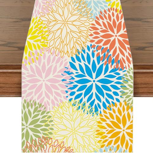 Dahlien Blumen Herbst Tischläufer Orange Herbstlicher Läufer Herbstdeko Herbstlaub Tischdeko für Drinnen Draußen Herbstfeste Wohnkultur Geburtstag Erntedankfest Thanksgiving Party 40 x 180cm Dahlien Blumen Herbst Tischläufer Orange Herbstlicher Läufer Herbstdeko Herbstlaub Tischdeko für Drinnen Draußen Herbstfeste Wohnkultur Geburtstag Erntedankfest Thanksgiving Party 40 x 180cm von Tarklanda