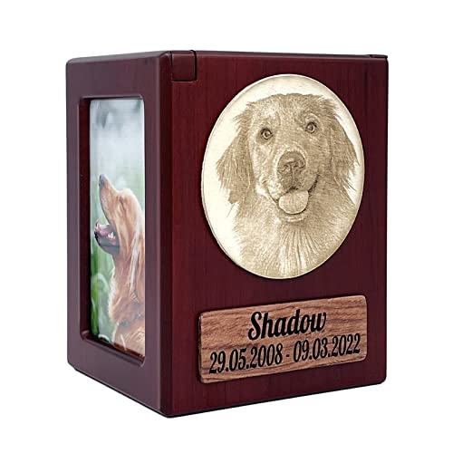 Tarngod Individueller Name und Datum, gravieren Sie Ihren Segentext, benutzerdefinierte Urne, Haustierurne für Hunde und Katzen, Souvenir-Holzkiste Tarngod Individueller Name und Datum, gravieren Sie Ihren Segentext, benutzerdefinierte Urne, Haustierurne für Hunde und Katzen, Souvenir-Holzkiste von Tarngod