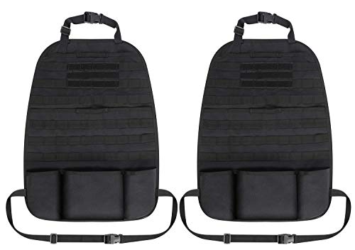 Autositz-Organizer Auto Rückenlehnenschutz Tactical Multifunktionen Rückenlehnen Tasche Taktisch MOLLE Fahrzeug Vordersitz Lagerung von FOXCUP