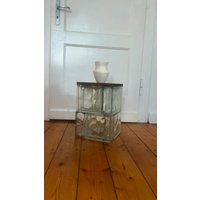 Nachttisch Glassteine Holz von TaroLabel