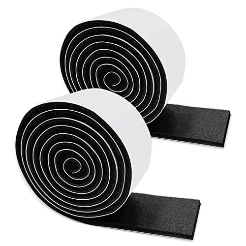 Filzgleiter Selbstklebend, 2 Rollen Filzstreifen, Möbelgleiter Selbstklebend, Stark Klebendes Gleitmatten Band (2x150cm * 5cm) von Tarocat