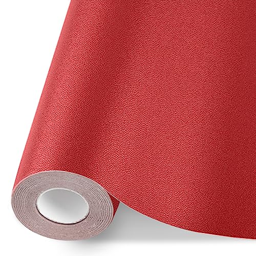 Selbstklebender Leder Reparatur Patch, Leder Reparatur Patch, 30x200cm, Leder Patch Kit, Lederflicken für Couch, Handtaschen, Jacken, Möbel, Autositze (Rot) von Tarocat