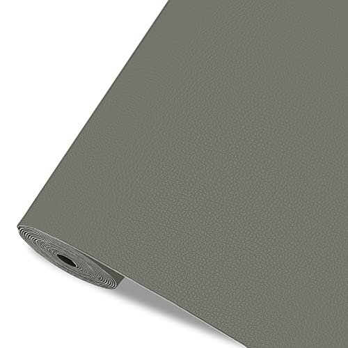 Tarocat Leder Reparatur Patch, Selbstklebender Leder Reparatur Patch, Leder Patch Kit Lederflicken Für Couch Sofa Risse Verbrennungen Autositze Zubehör(Hellgrau, 40 X 200cm) von Tarocat