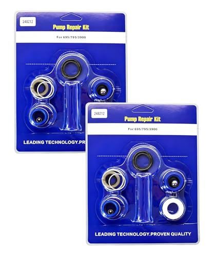 Airless Sprayer Pumpen-Reparatur-Set, passend für Graco Ultra Max II 695 795 LineLazer 3900, GMax II 3900, Ultra Max 795 1095, ersetzt 248212, 2 Stück Airless Sprayer Pumpen-Reparatur-Set, passend für Graco Ultra Max II 695 795 LineLazer 3900, GMax II 3900, Ultra Max 795 1095, ersetzt 248212, 2 Stück von Taruimoo