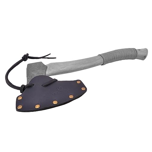 Leder Beil Scheide Abdeckung Camping Axt Kopf Holster Schutz Handcrated (Blakc, S 2 5/20.3 cm ~ 3 1/10.2 cm) von Tas Trost