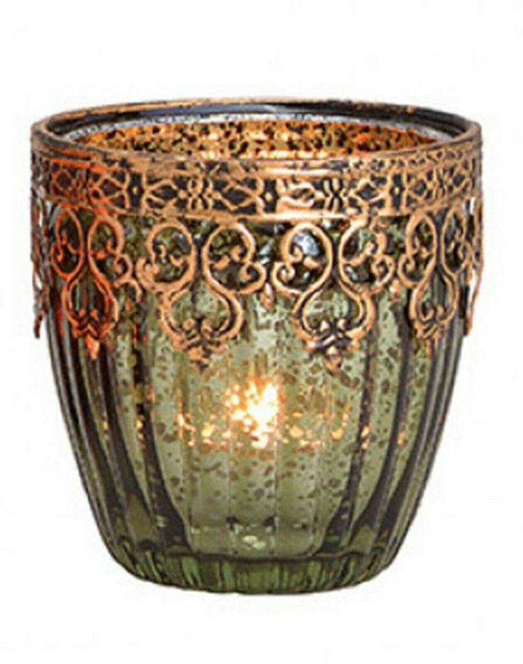 Taschen4life Windlicht Glas Windlicht Marokko 600 (3er-Set), orientalische Windlichte, Teelichthalter, Shabby chic & Bohemien Stil von Taschen4life