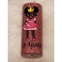 Glitzerte Mini Chef 18Oz Wasserflasche von TashasKre8tiveCorner