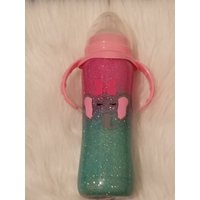 Hogg Angepasst Glitzerte Edelstahl-Baby-Flasche von TashasKre8tiveCorner