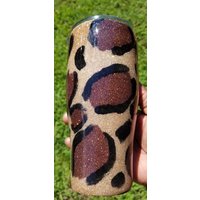 Leopard Druck Angepasst Glitzerte Tumbler von TashasKre8tiveCorner