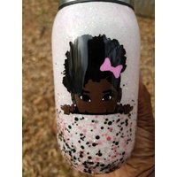 Peek-A-Boo Baby Mädchen Soda Kann Trinkgläser von TashasKre8tiveCorner
