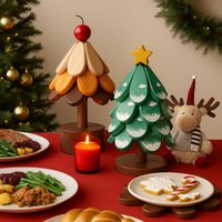 Weihnachten Untersetzer Aus Holz | Urlaub Tisch Dekor Für Warme Gerichte Festliches Küchen Zubehör Rustikales Weihnachtsgeschenk von TasioTola