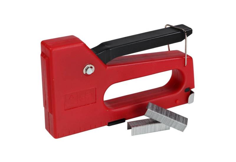 Task Handtacker Handtacker 8mm Klammergerät Tacker mit 100 Tackerklammern Typ 53, inkl. 100 8mm Klammern Typ 53 von Task