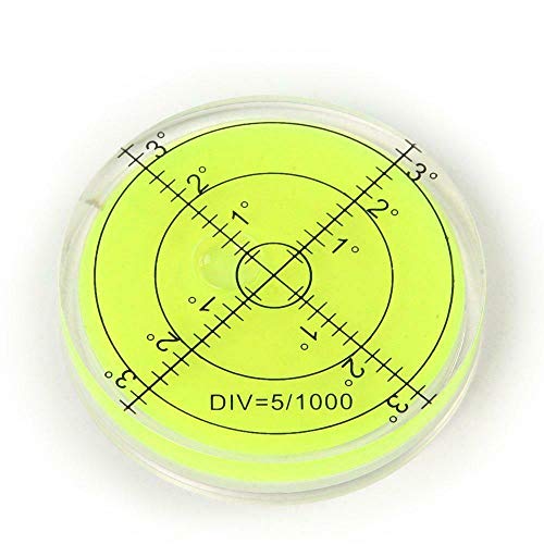 Taskar Große Wasserwaage in Zielscheibendesign/Dosenlibelle, 65 mm, rund von Taskar