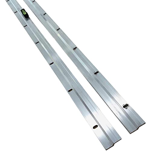 Taskar Stabiler Bilder- und Spiegel-Aufhänger, Z Stange, 1 m x 1000 mm, mit Easy Level von Taskar