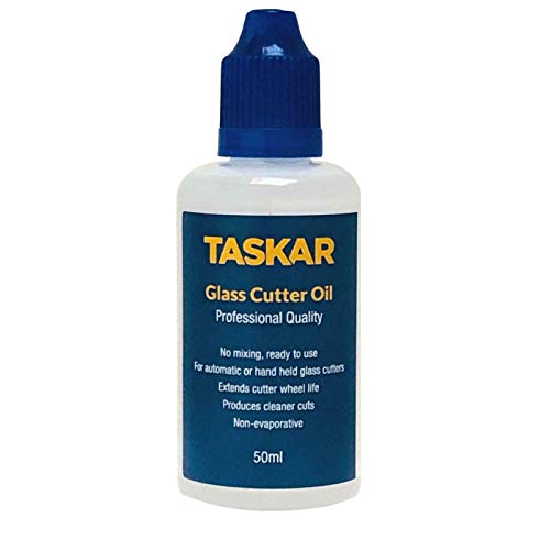 Taskar Glasschneideflüssigkeit 50 ml Profi-Qualität Schneideöl von Taskar