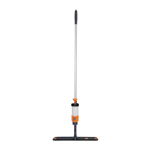 Taski VersaPlus 2.0 Spraymopp mit 60cm Breite - zum Feucht- u. Nasswischen und zur Desinfektion, inkl. oranger Druckflasche, 0,6 L1 STK. (60 cm) von Taski