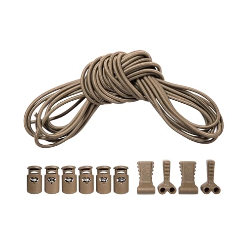 Tasmanian Tiger TT Bungee Cord Tab Set Befestigungs-Set für Reparaturen oder als Ersatz, Rucksack-Zubehör; Coyote Brown Tasmanian Tiger TT Bungee Cord Tab Set Befestigungs-Set für Reparaturen oder als Ersatz, Rucksack-Zubehör; Coyote Brown von Tasmanian Tiger