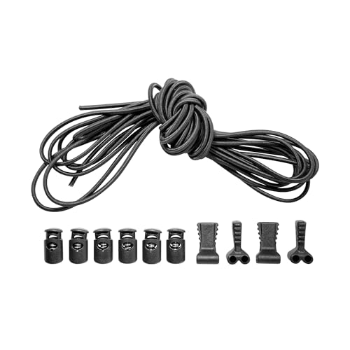 Tasmanian Tiger TT Bungee Cord Tab Set Befestigungs-Set für Reparaturen oder als Ersatz, Rucksack-Zubehör; Schwarz von Tasmanian Tiger