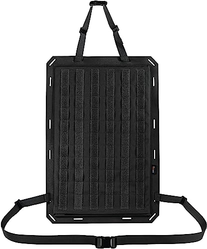 Tasmanian Tiger TT Modular Front Seat Panel Rückenlehnenschutz Molle-Taschen kompatibler taktischer Auto Rück-Sitz Organizer (Schwarz) von Tasmanian Tiger