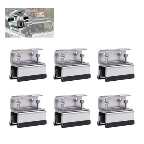 6-teilige Roof Box Halterungen, 304 Edelstahl Van Dachträger, Roof Mount Kit, Van Dachträger Halterungen, Kompatibel mit ProMaster, Boxer, Ducato, Jumper etc. von Tasofac