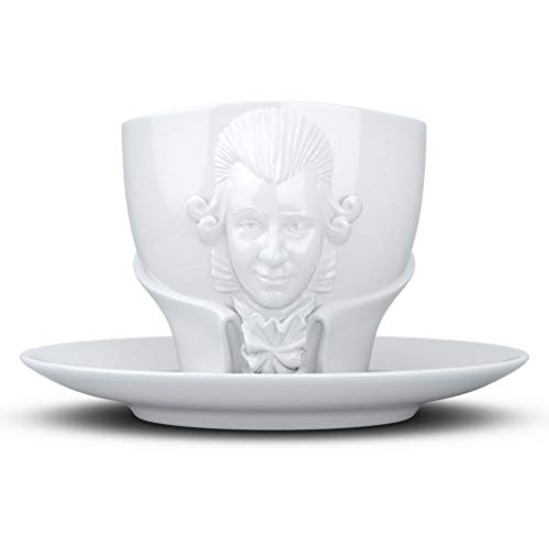 Tassen FIFTYEIGHT PRODUCTS Talent Wolfgang Amadeus Mozart weiß [P] [W] von Tassen