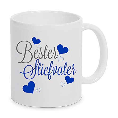 TassenKing(TM) - Bester Stiefvater - Tasse - Kaffeetasse - Tasse mit Spruch von TassenKing